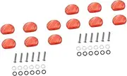 12 Pcs Set Acoustic Guitar Machine Heads Accesorios Para Guitarra Guitar Tuning Pegs Guitar Tuning Keys Locking Guitar Tuners Guitar Pegs Sealed Guitar Tuners Red ifundom