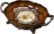 Fruit and Produce Storage Basket Candy Bowl Fruit Plate Household Rectangular Fruit Storage Tray Living Room Kitchen Desktop Restaurant Desktop Decorative Fruit Dish Suitable for Kitchen Counters