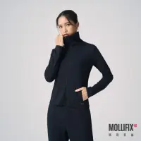 在飛比找momo購物網優惠-【Mollifix 瑪莉菲絲】極致修身羅紋訓練外套、訓練外套