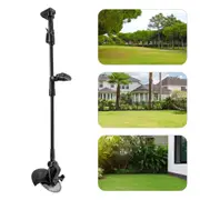 Black - Cordless Grass Trimmer Lawn Grass Brush Cutter Blade Whipper Snipper & 2 Battery