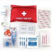 First Aid Kit Emergency Bag Home Car Outdoor American Red Cross Guide Set TR
