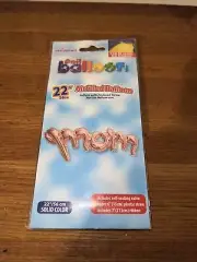 Kaleidoscope foil ballon 22” MOM Large Mom Foil Helium Balloon