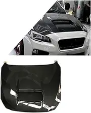 Car Accessories Carbon Fiber Hood Bonnet For 2015-2019 Compatible for Impreza VA WRX & WRX STI Sedan STI Style Hood Bonnet Cover