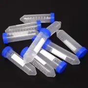 50mL Centrifuge Tube,Sterile,Conical Tube PP,Vial Test Tube,Mark for Agar Slants