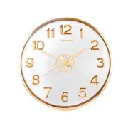 Minimalist Design White Round Analog Wall Clock 46 cm