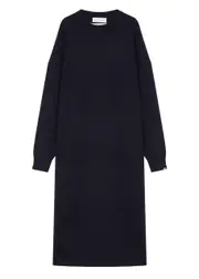 Extreme Cashmere N°106 Weird Short Cashmere-blend Dress - Navy - One Size ONE SIZE