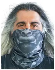 NEW LETHAL THREAT GORILLA FACE MASK TUBE NECK SCARF GAITER NS90804