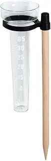 Generic Polystyrene Rain Gauge Up to 35mm Garden Outdoor Yard Rainfall Measurement Outdoor Rain Gauge Measurement Cup for Measure and Collect Rainwater