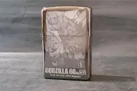 在飛比找Yahoo!奇摩拍賣優惠-ONE*$1~日系ZIPPO*GODZILLA-60周年*怪