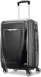 [Samsonite] Winfield 3 DLX Hardside Expandable Luggage with Spinners, Black, Carry-On 20-Inch, Winfield 3 DLX Hardside Expandable Luggage with Spinners
