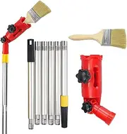 Multiangle Paint Brush Extender - Extension Pole Attachments, Paints Roller Holder | Paint Brush Extender Tool with 6 Extension Poles, Paints Pole Adapter for Most Rollers Brushes Scrapers