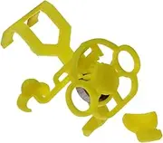 MagiDeal Gaming Steering Wheel Gaming Racings Wheel Driving Wheel Gifts Compatible Yellow Easy to Install Gamepad Auxiliary for S Elite, Standard