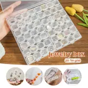 28/56 Grids Transparent Organizer Box Plastic Square Storage Boxes Jewelry NEW