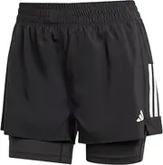 [adidas] Performance Own The Run Climacool 2-in-1 Women's Running Shorts