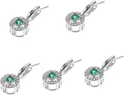 COHEALI 5pcs Comfortable Texture Charm Pinch Bail Jewelry Pendant Connector Perfect for Craft Lovers