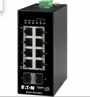 Tripp Lite NGIM08C2 DIN Mount Industrial Gigabit Ethernet Switch 8-Port Managed