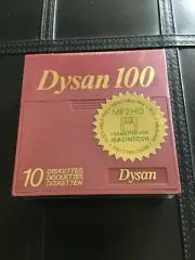 New Dysan100 10 Diskettes MF2 HD Quantity 1 pack Sealed (New, Never been opened)