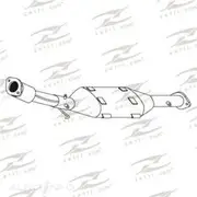 Redback Cat Conv Bolt On to suit Nissan X-Trail T30 2.0L 4Cyl Qr20De 10/07 - 07/07 Underbody - C2280