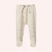 Footed Rompers - Bumble Bee Print by Nature Baby | the memo