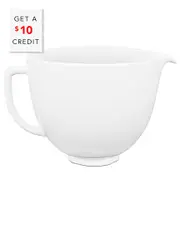 KitchenAid 5qt Titanium-Reinforced Ceramic Bowl for Tilt-Head Stand Mixers with $10 Credit