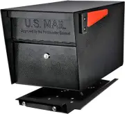 New Mail Boss Mail Manager Pro Curbside Security Locking Mailbox, Black