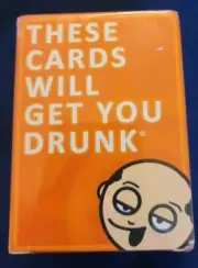 These Cards Will Get You Drunk - Fun Adult Drinking Game for Parties Sealed Pkg.