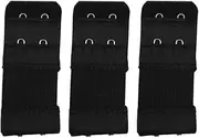 [Medsuo] 3pcs Women Ladies Soft Comfortable Back Bra 2 Hooks Band Extension Strap Extender
