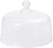Glass Display Dome Cake Stand Cover Glass Desert Cloche Dessert Cake Cover Display Cake Plate Serving Platter Punch Bowl 24cm Microwave Food Cover ( Color : Transparent Color , Size : 15X15CM )