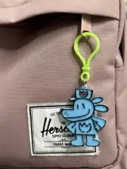 Dog Man Glow-in-the-Dark Keychain – Backpack Clip, Party Favor, Kids Gift!