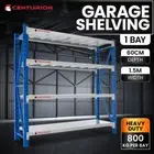 800kg 1.5m GARAGE WAREHOUSE STORAGE SHELVING STEEL TOOL RACKING OFFICE SHELVES