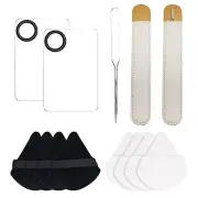 Makeup Spatula and Palette Set Facial Foundation Makeup Tools and Powder Puff