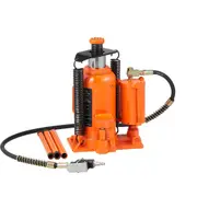 Air Hydraulic Bottle Jack, 20 Ton/40000 LBS All Welded Bottle Jack, 265 - 500 mm Lifting Range