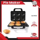 Electric Pie Maker Machine 6X Pies Non-Stick Mini Meat Veg Pies Quiche Tarts