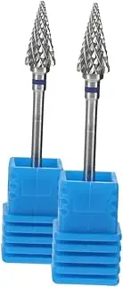VALICLUD 2pcs Nail Polish Tool Cuticle Drill Bits for Manicure Pedicure File Bits Pedicure File Tools Nail Polish Bits Manicure Drill Bits for Nail Manicure Bits Gel Nail Bits