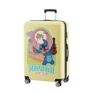 【Disney 迪士尼】28吋行李箱-史迪奇(2色可選 旅行箱 海關鎖 雙排飛機輪)