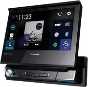 Pioneer AVH-Z7200DABAN, Includes DAB Antenna, 1-DIN Multimedia Player, Fold-Out 7-Inch ClearType Touchscreen, Smartphone Connection, Apple Car Play, Android Car, USB, Bluetooth, 13-Band EQ