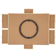 Rotating Table, Puzzle Table, Puzzle Table Organizer, Puzzle Table with Cover, Wooden Jigsaw Puzzle Table with Cover Rotating Puzzle Table for Adults and Kids, 30x21.46in