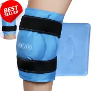 XL Knee Ice Pack Wrap around Entire Knee after Surgery, Reusable Gel Cold Pack f
