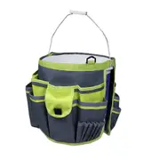 Portable Oxford Cloth Tool Bucket Bag Hardwares Holder with Multiple Pockets