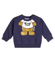 [Moschino Kids] Moschino Kids Baby printed cotton jersey sweatshirt M 24 blue