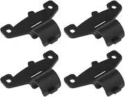 Create idea 4PCS 20mm Black Plastic Bicycle Pump Holder Bracket Bike Cycling Pump Holder Silicone Fixing Strap Clip for Road and Mountain Bikes 20mm Diameter Air Pump