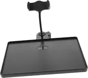Totority 1Set Audio Card Stand with Phone Rack Tray Holder Durable Storage for Live Broadcasting Recording Karaoke More Multifunctional Tray for Accessories Devices