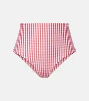 [Faithfull] Faithfull Reyes gingham bikini bottoms AU 12 red