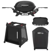 Weber Q (Q2600N+) Flame Midnight Black Set