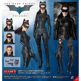 【殘荷齋預購】Medicom Toy 日空版 蝙蝠俠 黑暗騎士 黎明昇起 MAFEX 050 可動完成品 貓女 Ver.2.0 瑟琳娜 安海瑟薇