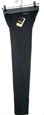 REEBOK Mens Full Length Solid Compression Tight Size L - CAVIAR - NWT $30