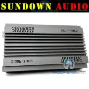 SUNDOWN AUDIO SALT-400.2 COMPETITION 2-CHANNEL COMPONENT SPEAKERS AMPLIFIER NEW