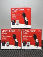 3 Pack Accu-Chek Guide Expires: 2025-08-29 - 100x3 Test Strips - FREE SHIPPING