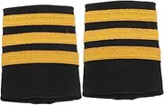 [DEARMAMY] Elegant Flight Attendant Costumes Epaulets Captain Shoulder Boards Silk Long-lasting Embroidery
