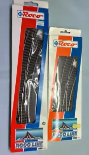 Lot of Two Roco HO Scale Track 42557 and 42557 Curved New in Box